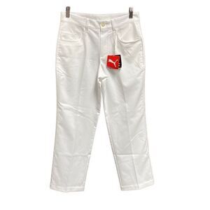 Puma White DryCell 5 Pocket Pant Size Large NEW